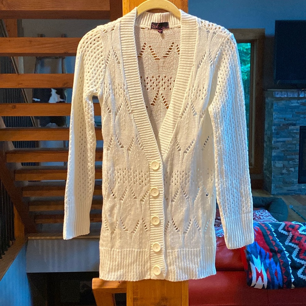 Takeout Knit Cardigan Sweater size S